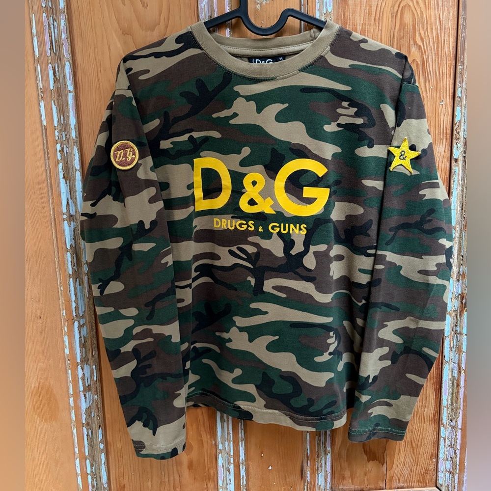 D & G Camouflage Long Sleeve Shirt